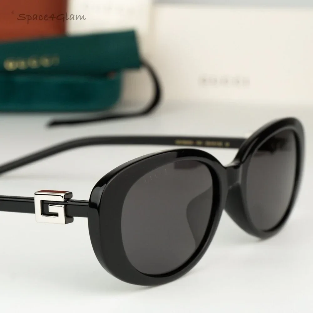 Gucci Men Sunglasses Black Grey Oval GG1684SA 001 BRAND NEW